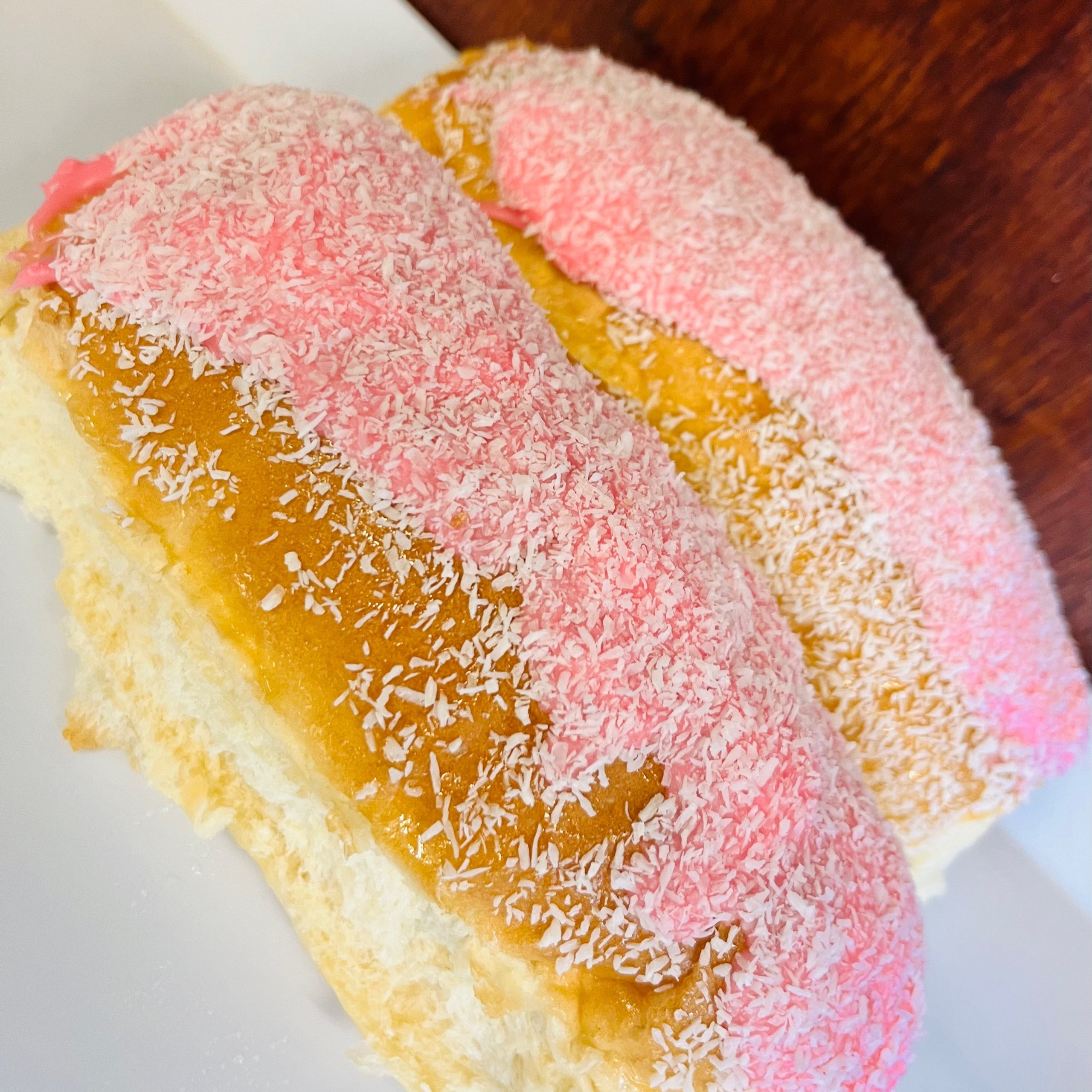 Finger bun coconut the humble bakehouse